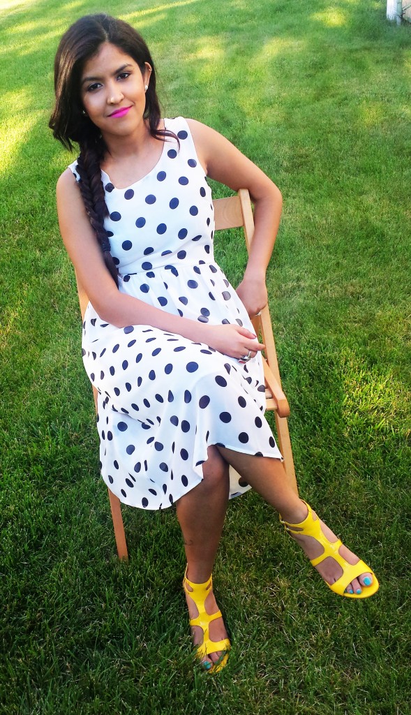 Polka dot dress 3