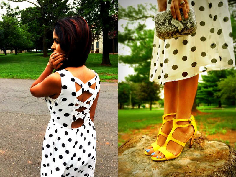 Polka dot dress