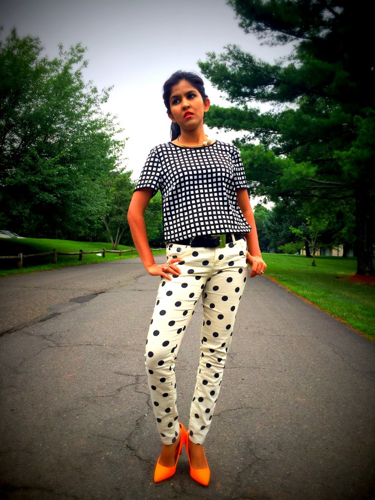 Polka dot pants 2